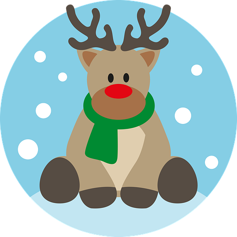 graphic of a reindeer 