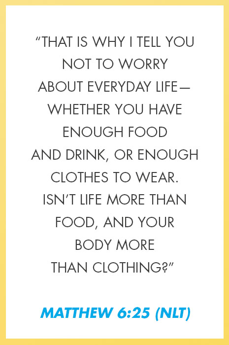 Matthew 6:35 (NLT) - verse