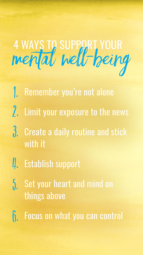 4 ways to support your mental well-being