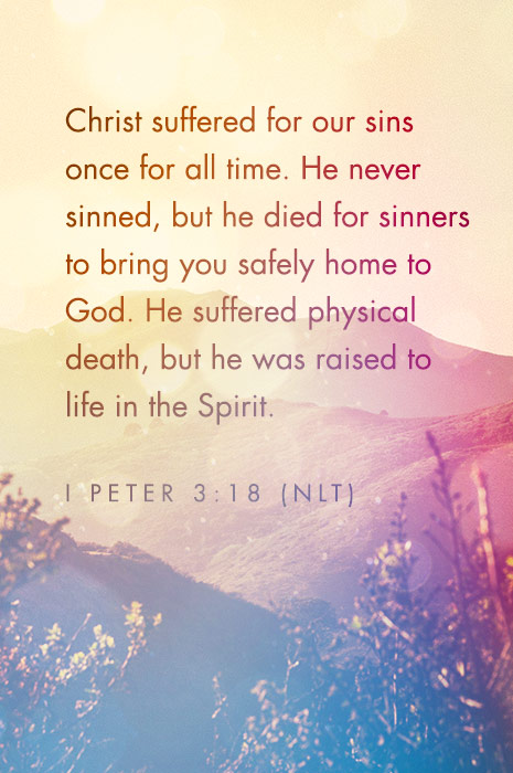 Peter 3:18 Verse