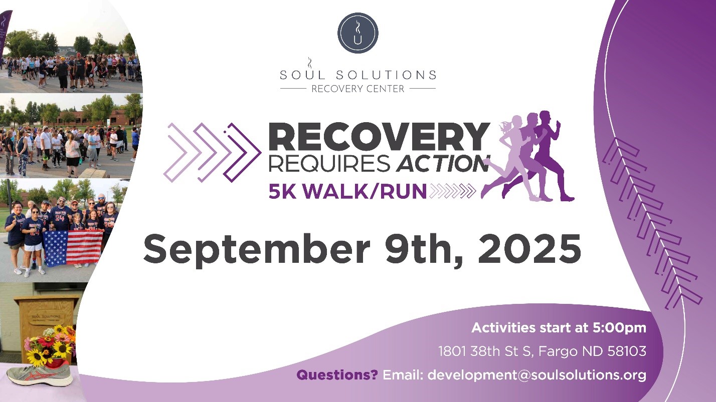 Soul Solutions Recovery Centers Recovery Requires Action 5K Run/Walk