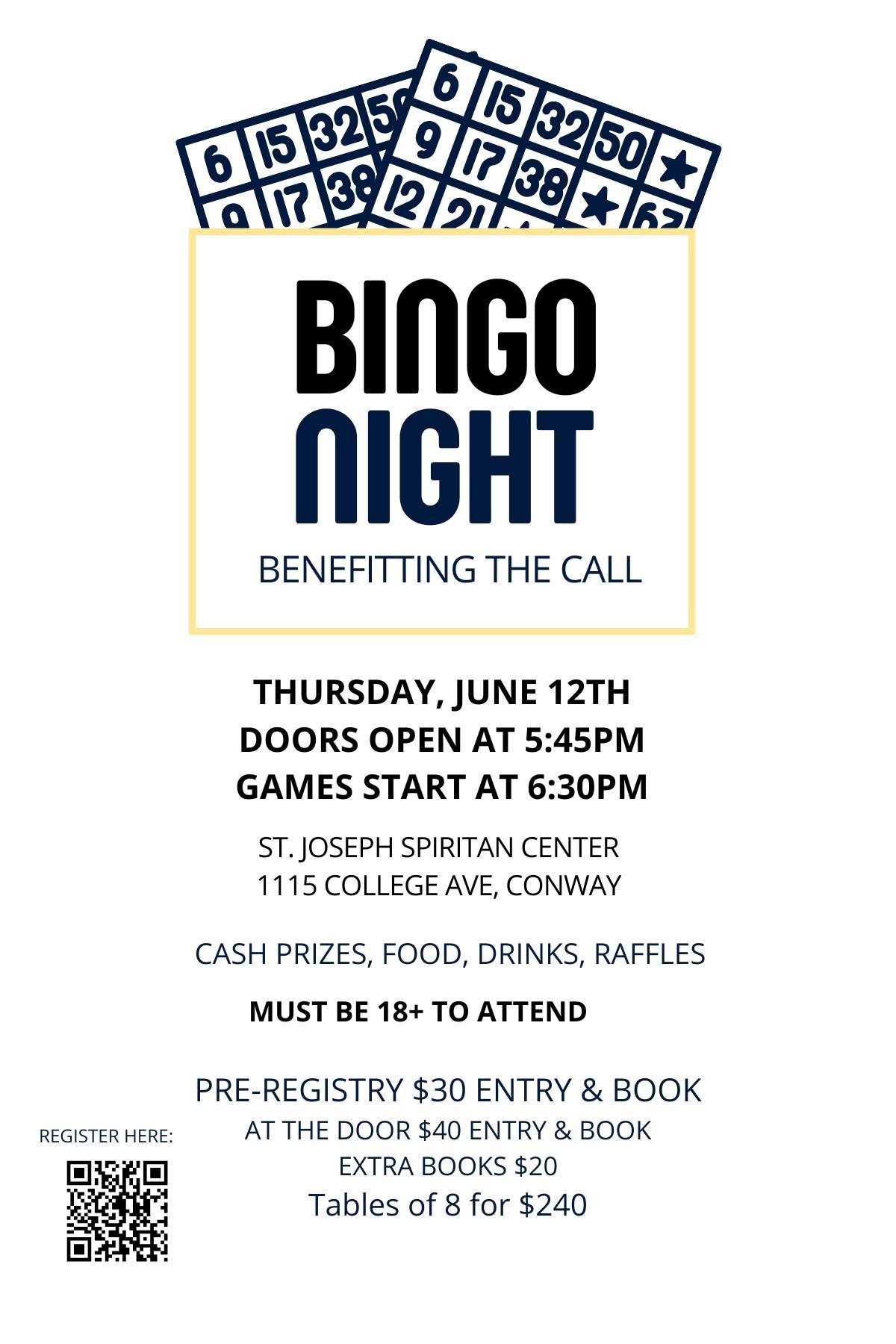 Bingo Night Benefiting The CALL