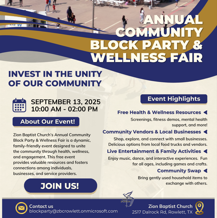 Community Block Party & Wellness Fair