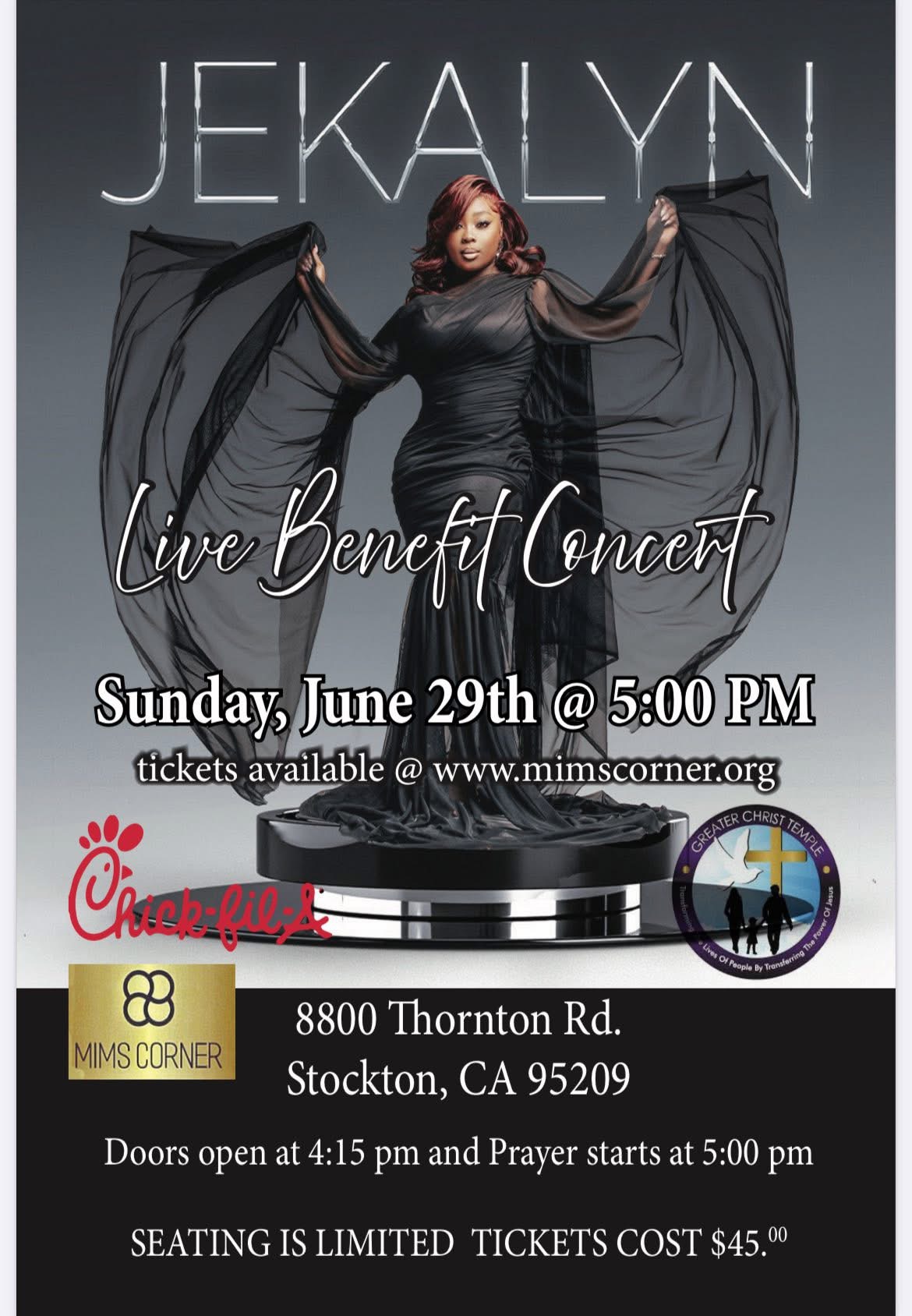 Jekalyn Carr Benefit Concert