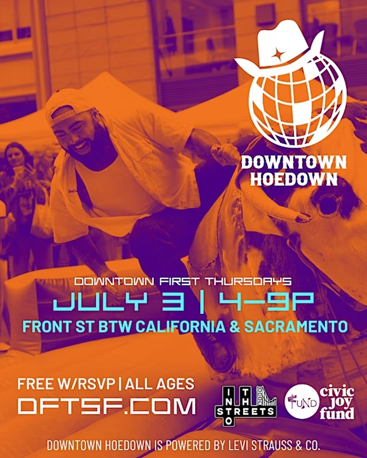 Downtown Hoedown on Front St. July 3rd | 4-9pm