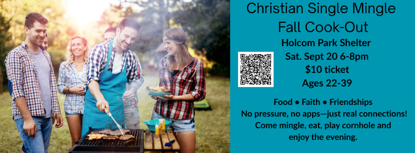 Young Adult Christian Single Mingle Fall Cook Out