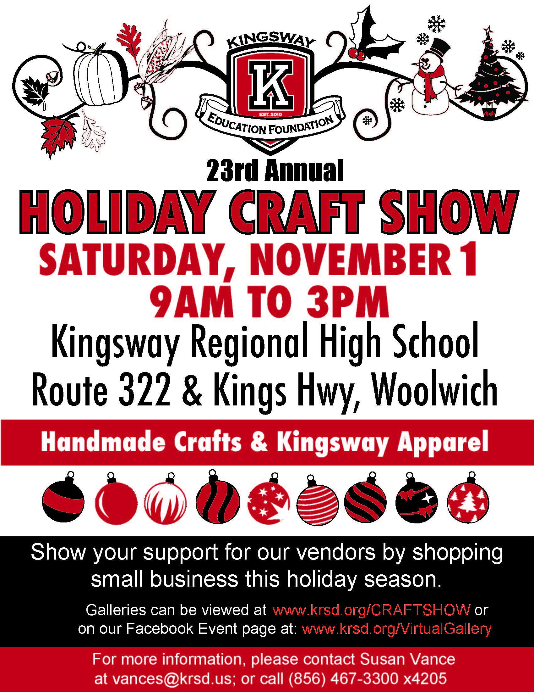23rd Annual KEF Holiday Craft Show