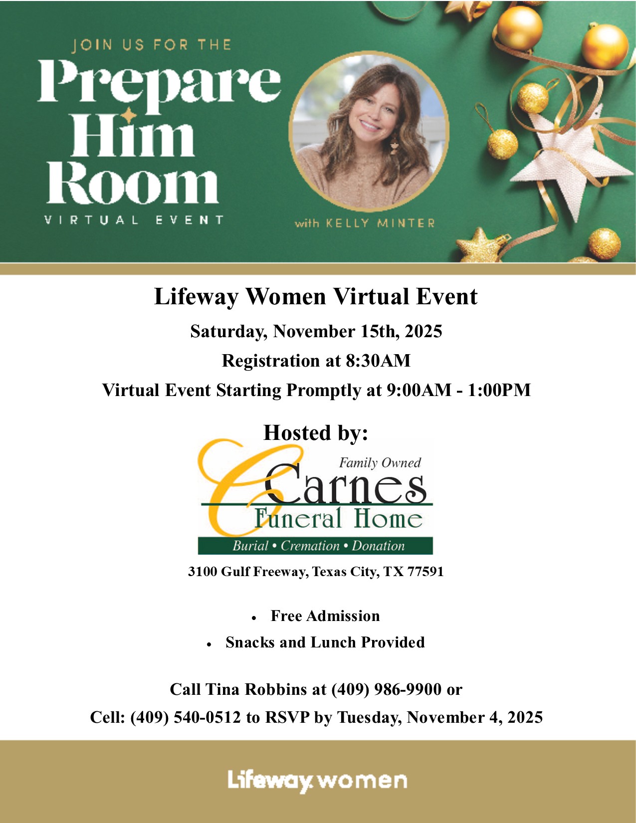 Prepare Him Room Lifeway Womens Event