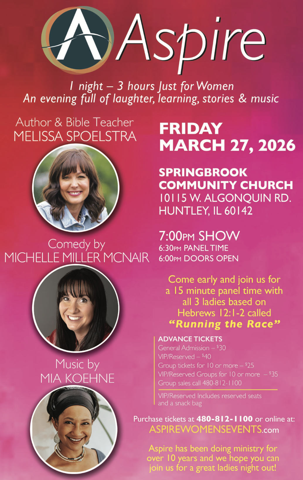 Aspire Women's Events