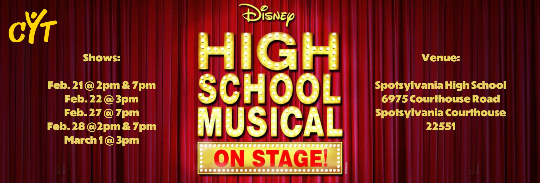 CYT Fredericksburg-High School Musical