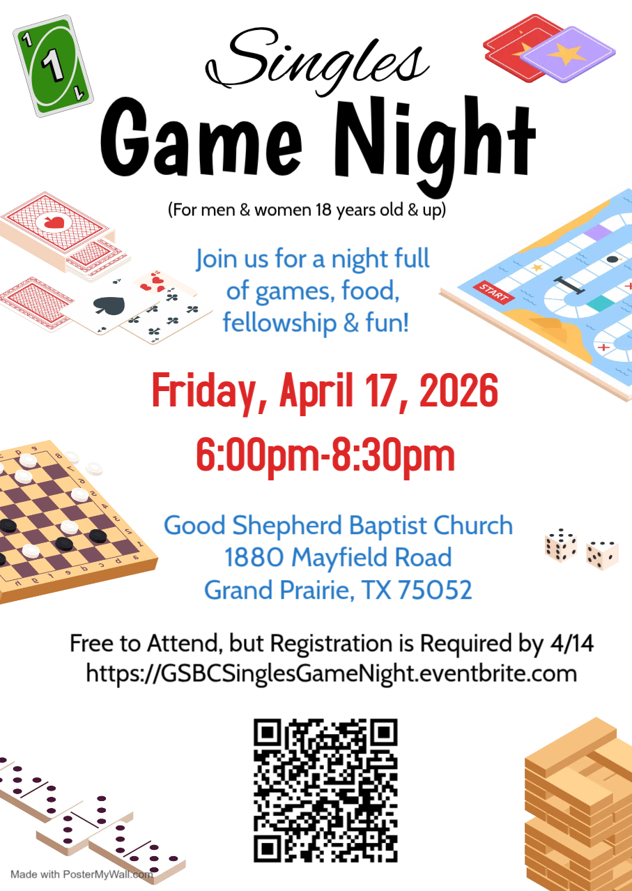 Singles Game Night!