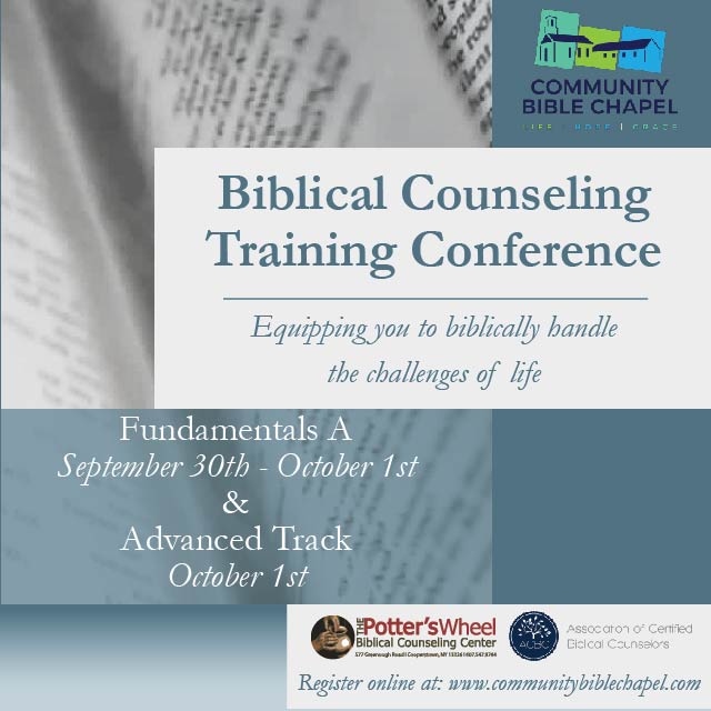 Biblical Counseling Training Conference Positive Encouraging KLOVE