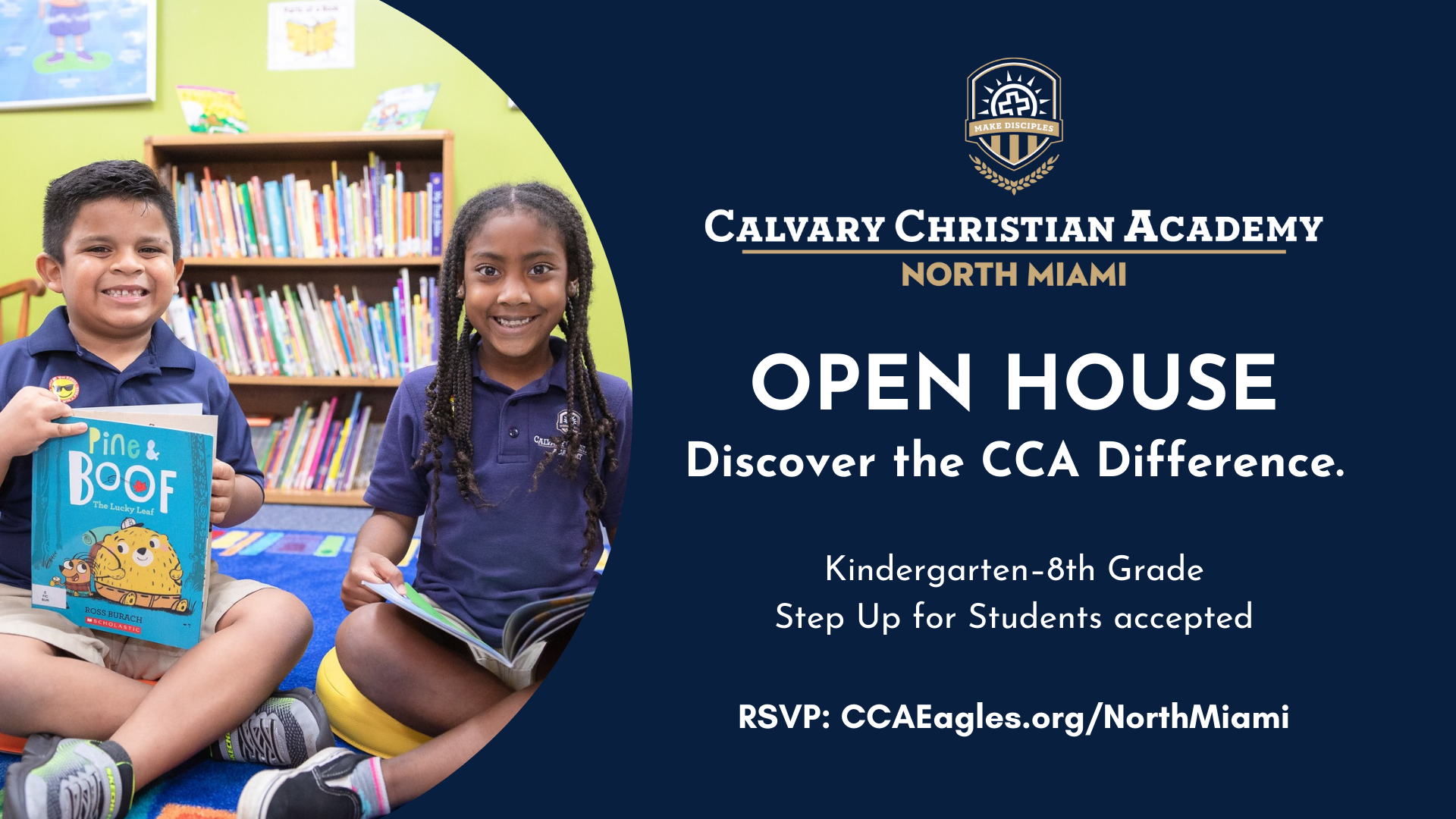 CCA North Miami Spring Open House (K8th Grade)
