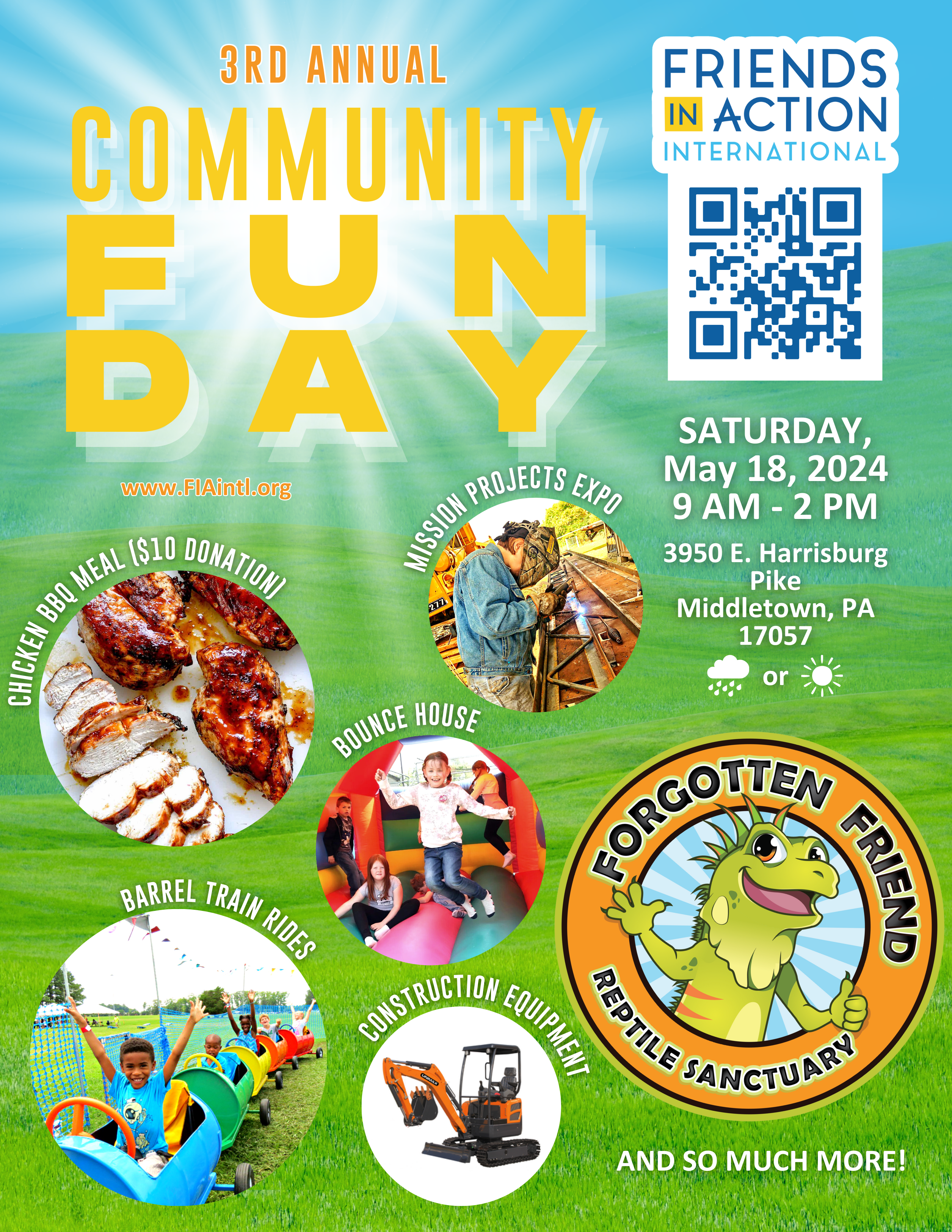 Friends in Action 3rd Annual Community Fun Day