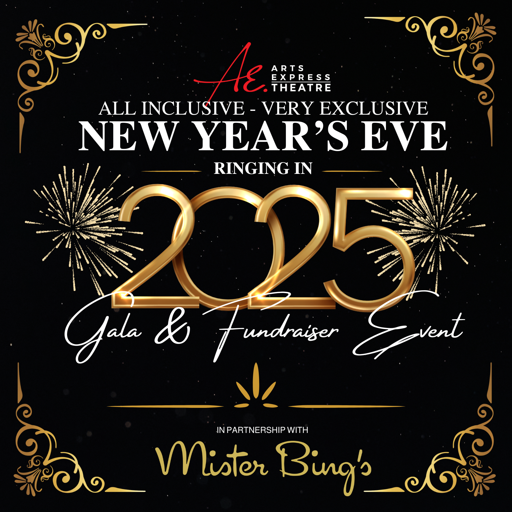 AET and Mister Bings Presents:  A Spectacular New Years Eve Celebration