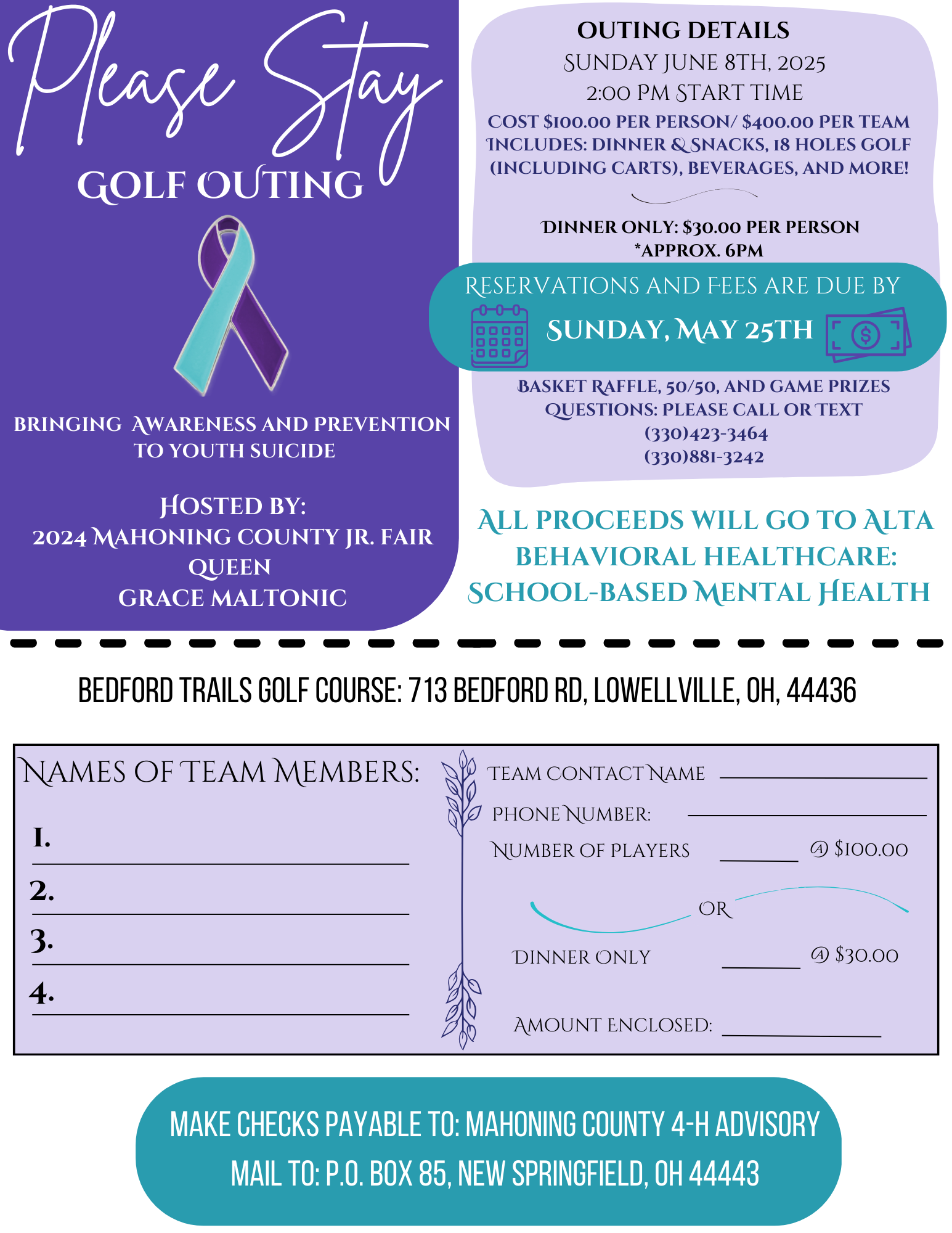 Please Stay Gold Outing