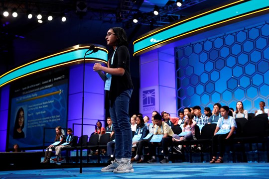 National Spelling Bee Contestant Shruthika Padhy