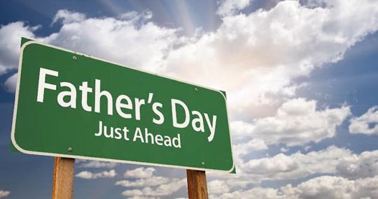 Father's Day road sign