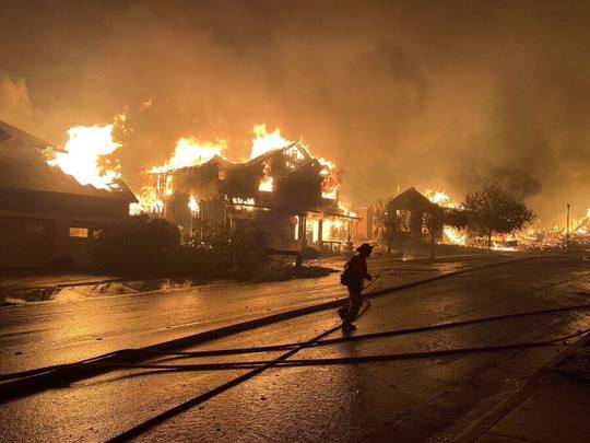 Two Additional Fires Start Near Glass Fire in Northern California
