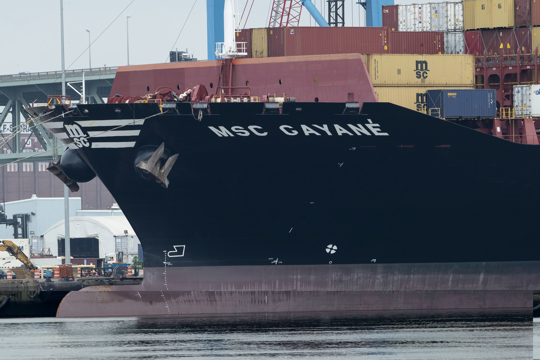 ship where cocaine was seized