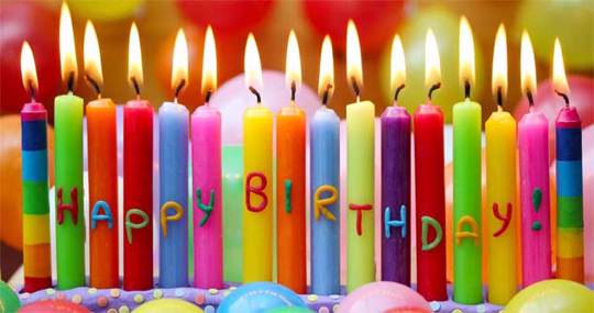 Happy Birthday Candles