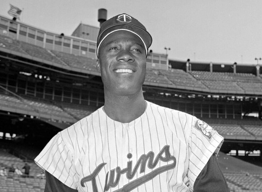 Minnesota Twins pitcher Jim "Mudcat" Grant poses