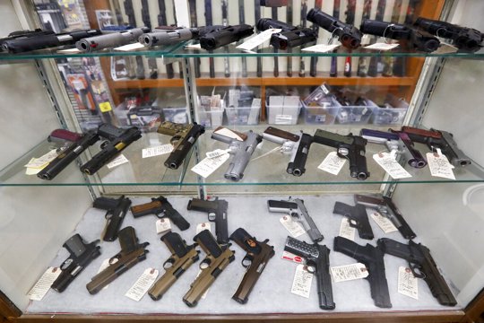 Guns at store