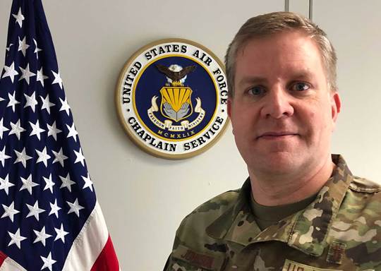 Chaplain Capt. Seth Johnson