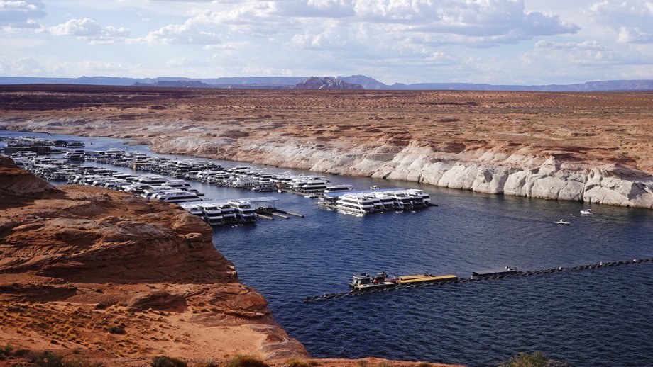 Water Level At Lake Powell Dips To Historic Low Positive Encouraging