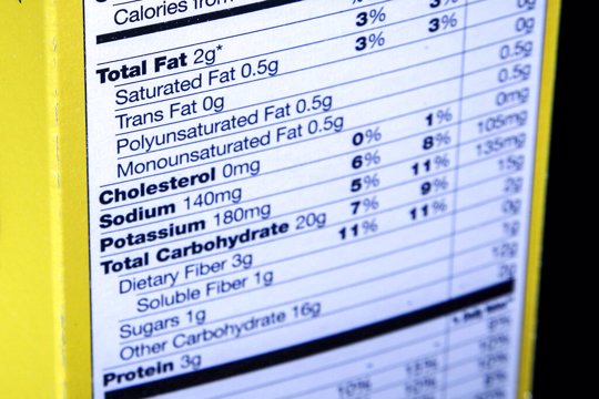 Nutrition Label