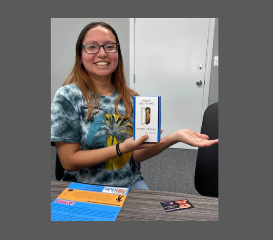 OCJ Kids Free Phone Recipient