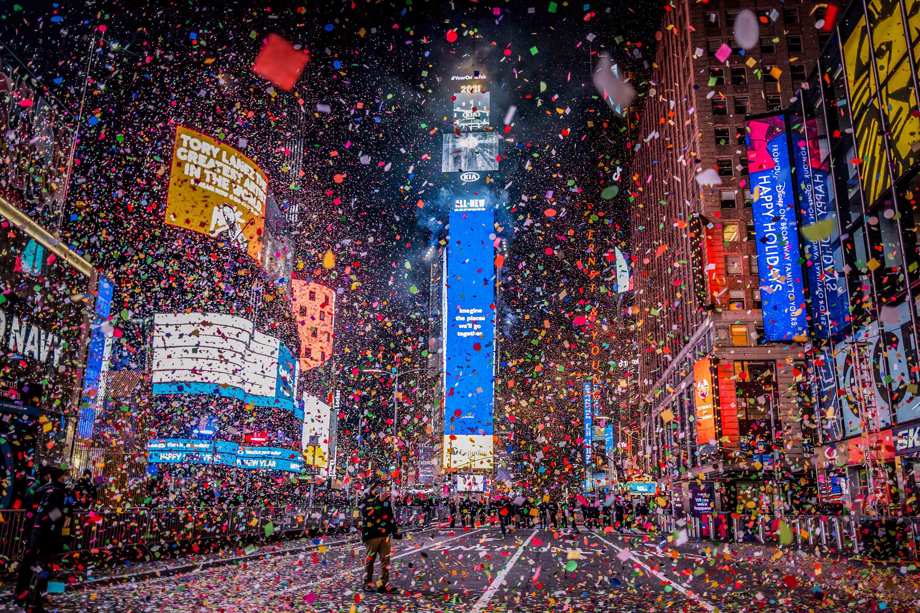 New York City Ushers In 2022 With Ball Drop In Times Square Positive