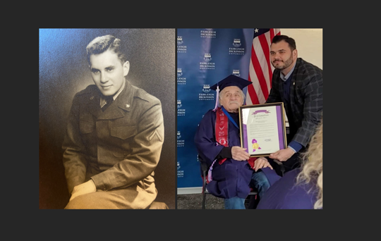 Richard Salkind: soldier 1951, college graduate 2022