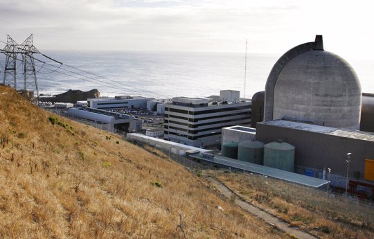 One of Pacific Gas & Electric's Diablo Canyon Power Plant's nuclear reactors in Avila Beach, Calif.
