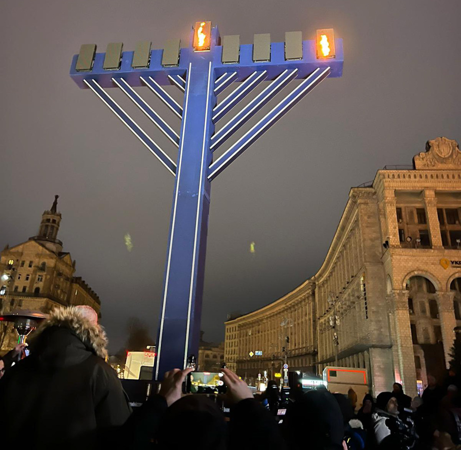 Watch Hanukkah Celebrated In Ukraine, Darkness Or Not Positive