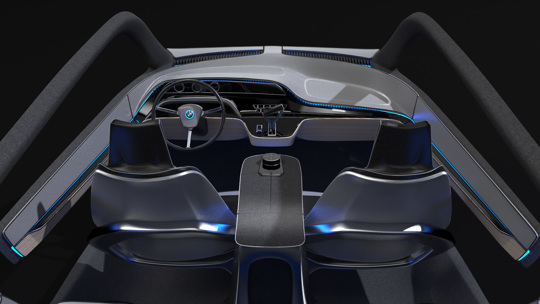 The use of virtual reality allowed students to design from the user’s point of view, making the interior of the automobile appear life-size during the design process