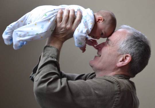 Grandpa and grandbaby