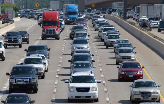 Traffic on highway