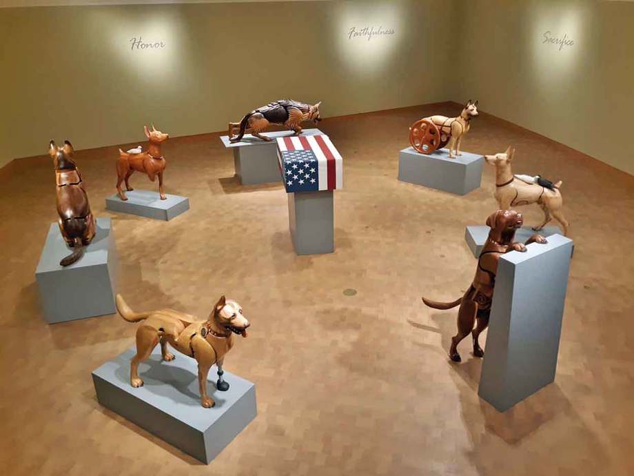 Honoring Wounded Canine Warriors With Air Force Museum Show Positive