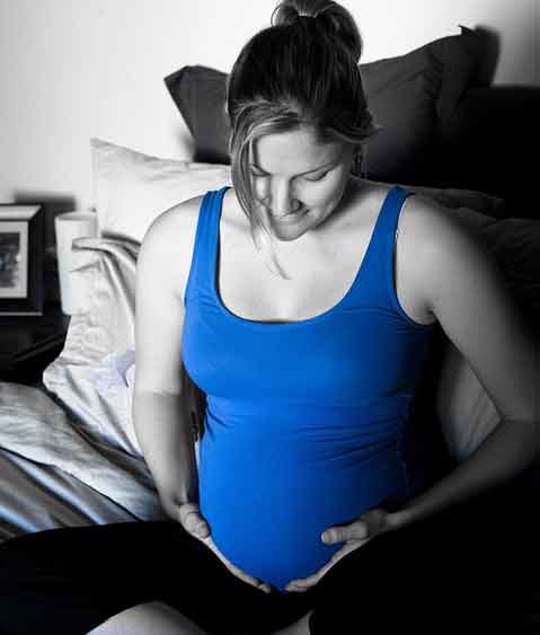 Pregnant mom