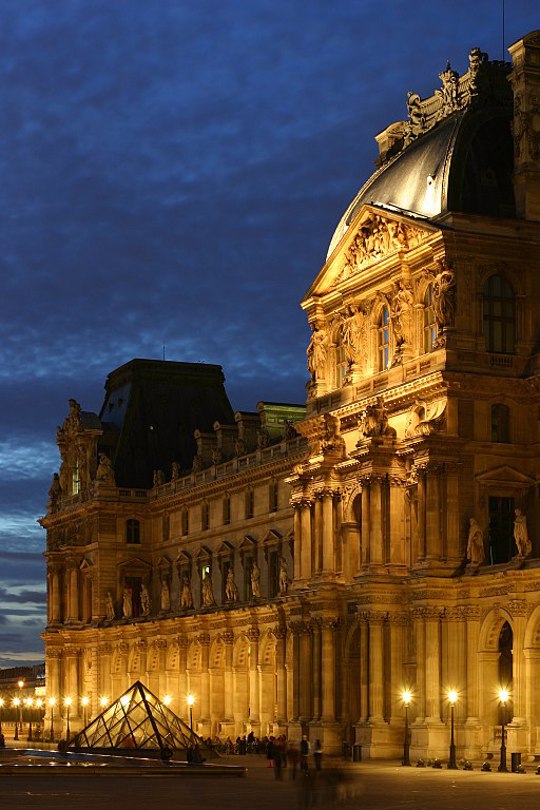 Richelieu wing of the Louvre museum