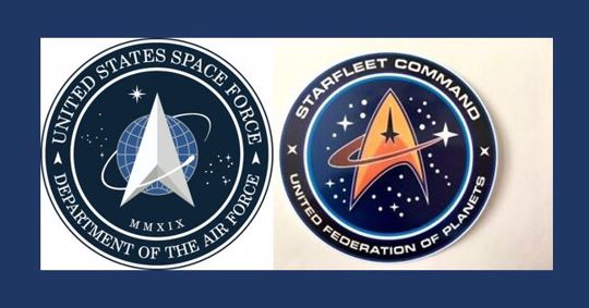 U.S. Space Force/Star Fleet Command logos