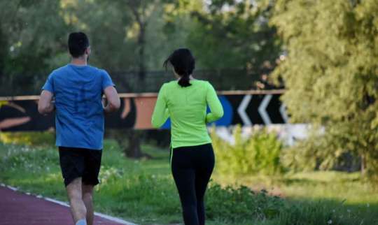 Couple Running