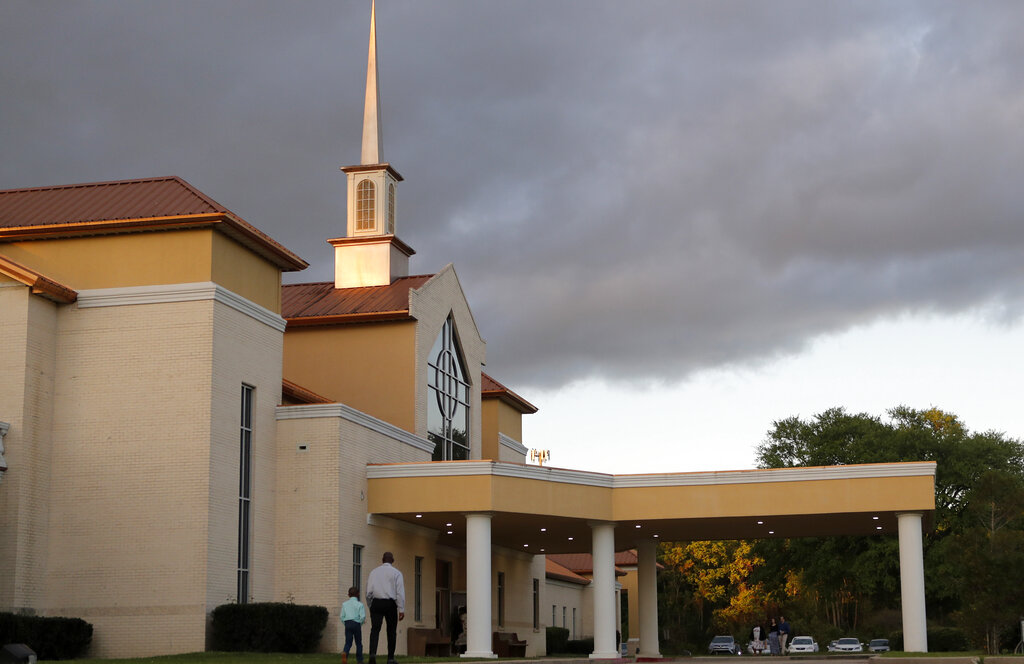 Service at the Life Tabernacle Church in Central, La.,