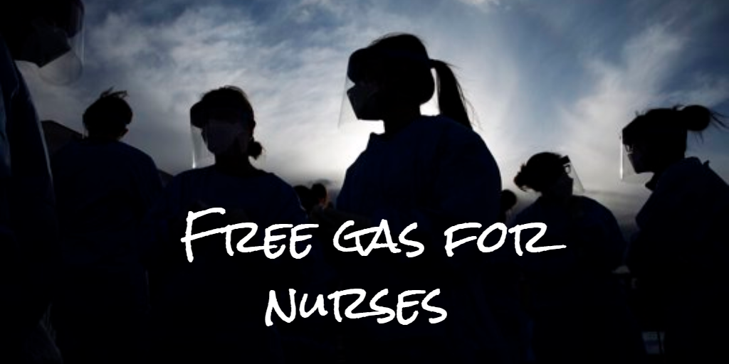Free gas for nurses