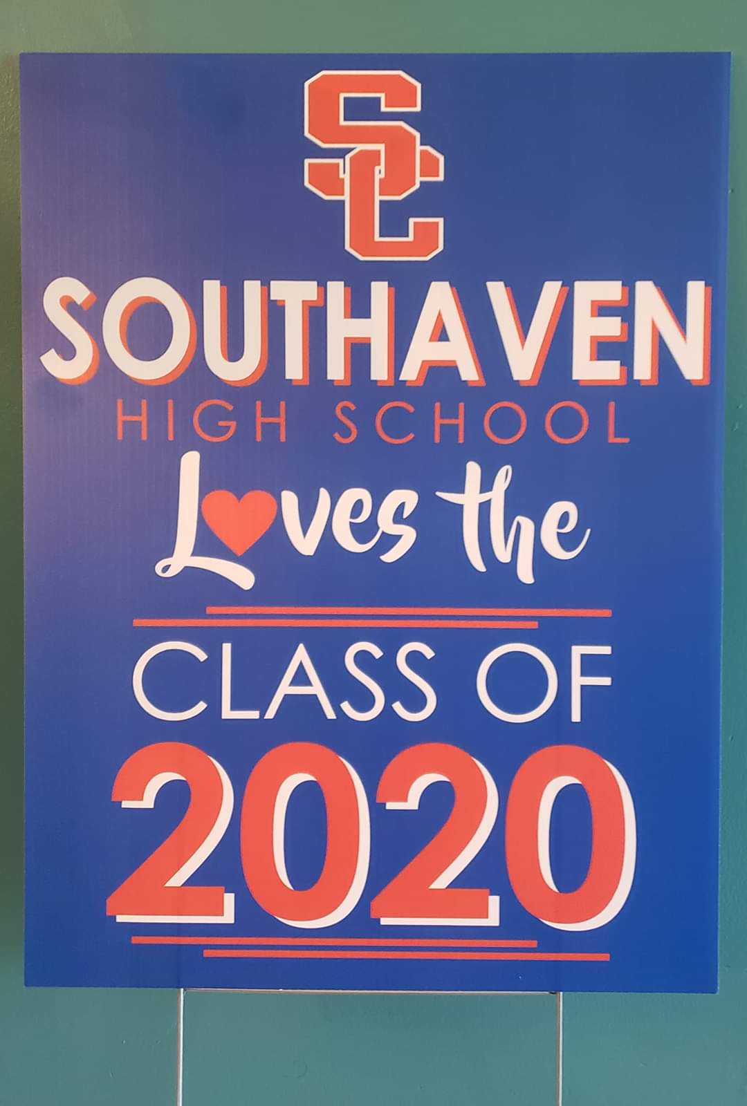 Southaven High School yard sign