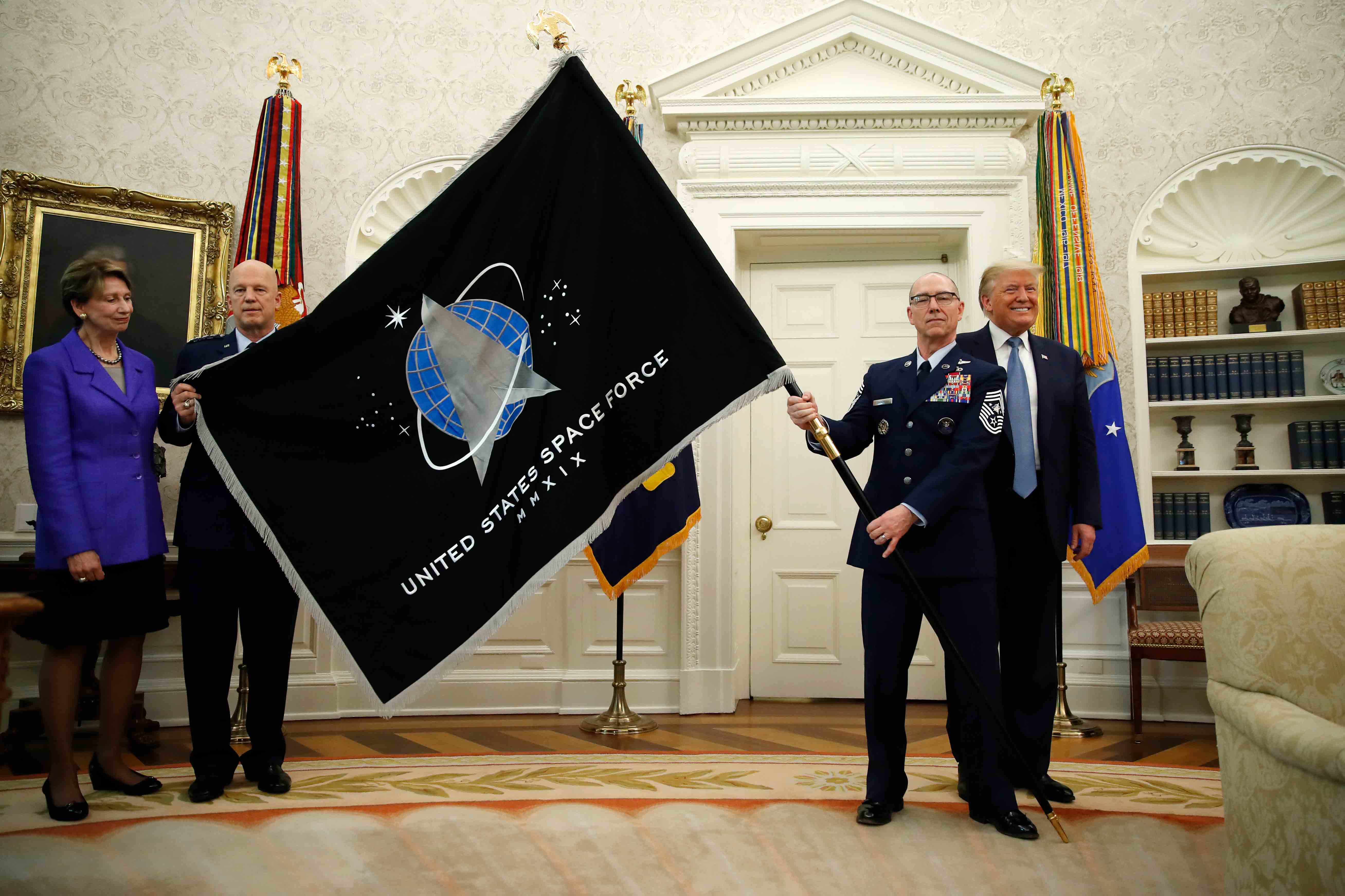 Space Force Unveils Flag Positive Encouraging K LOVE   13670 