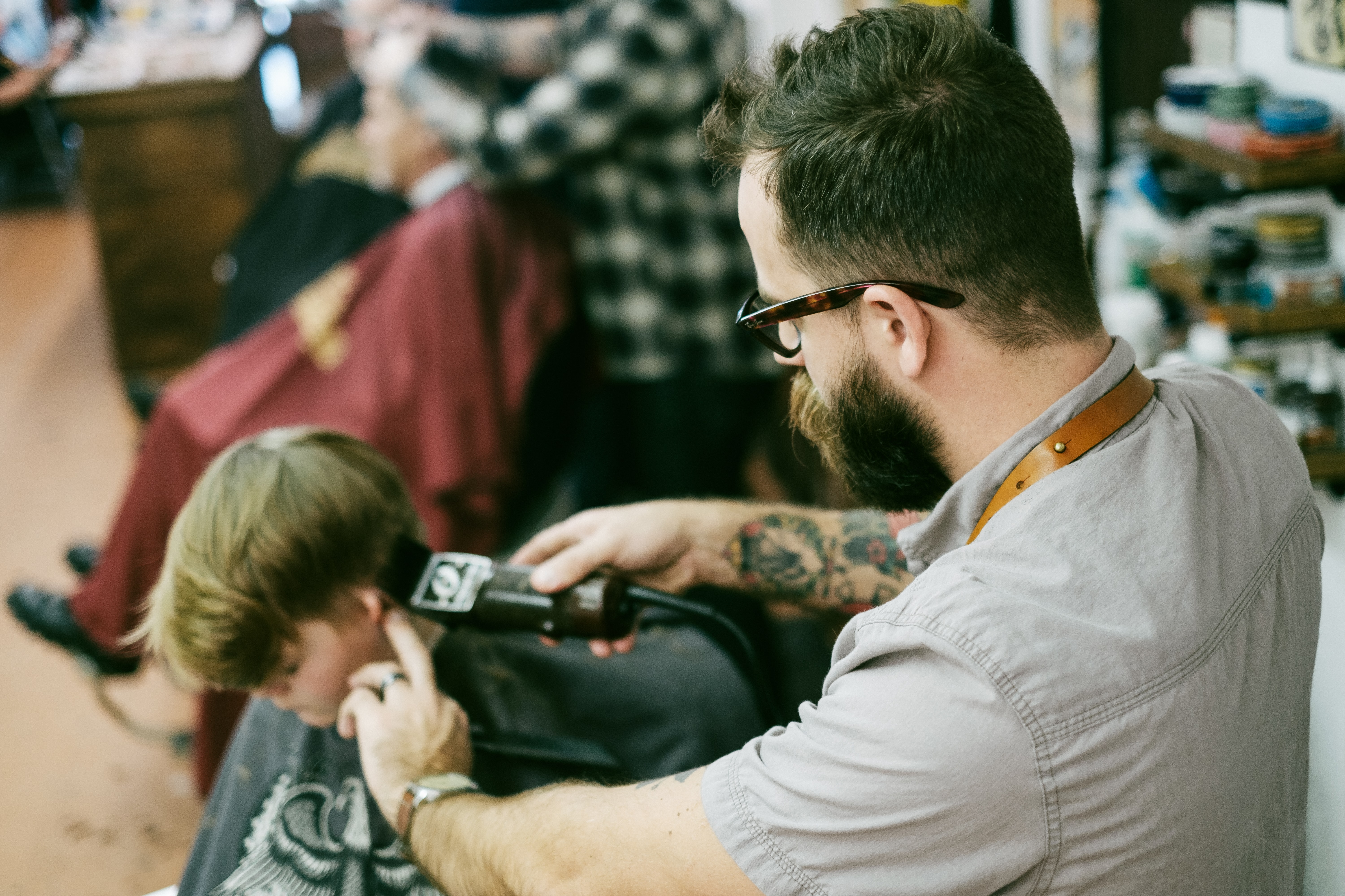barber haircut