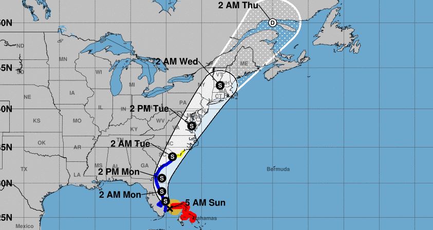 Tropical Storm Isaias Continues Its Crawl Up The Atlantic Coast ...