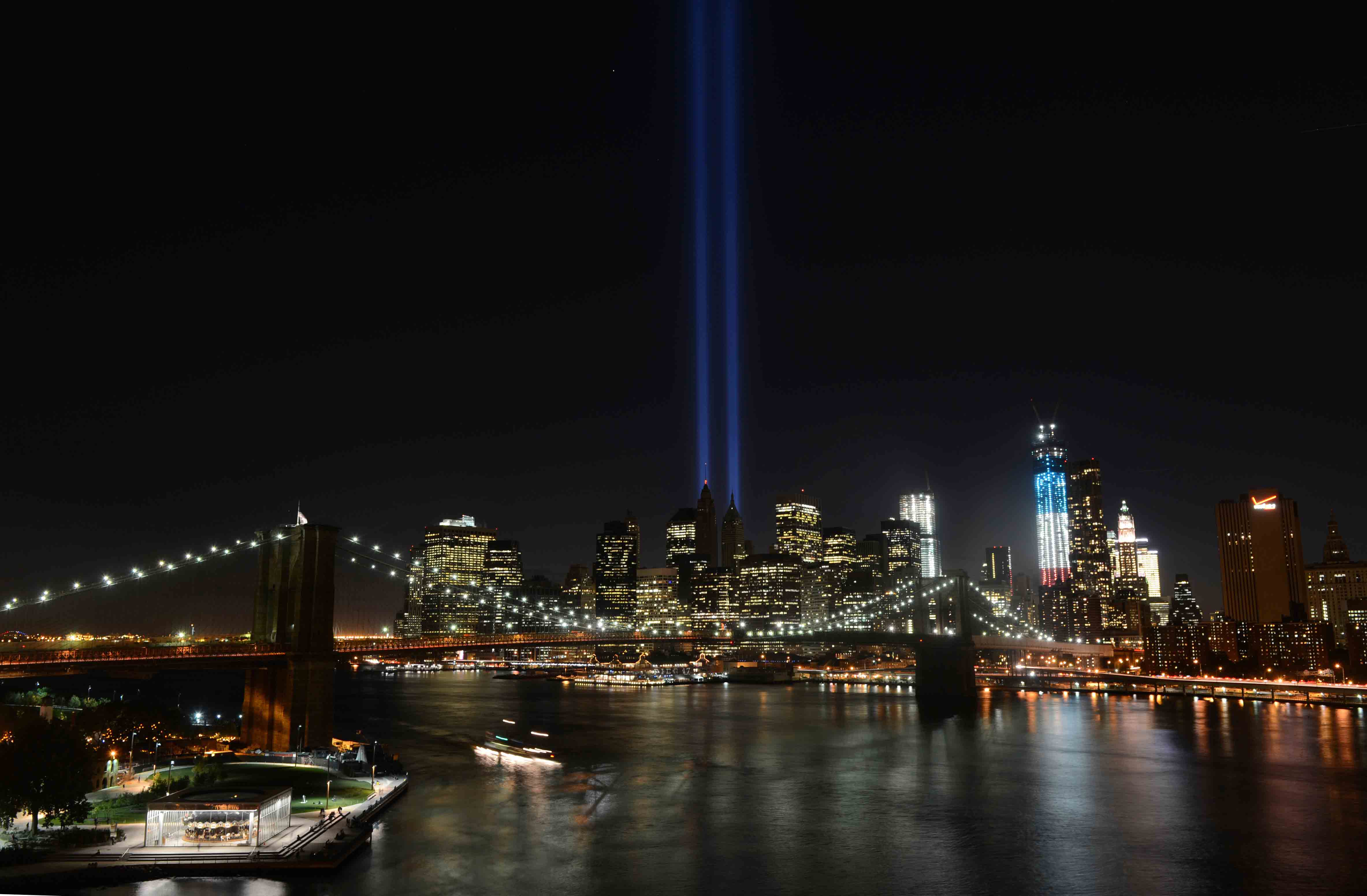 NYC 9-11 Light Display Back On | Positive Encouraging K-LOVE